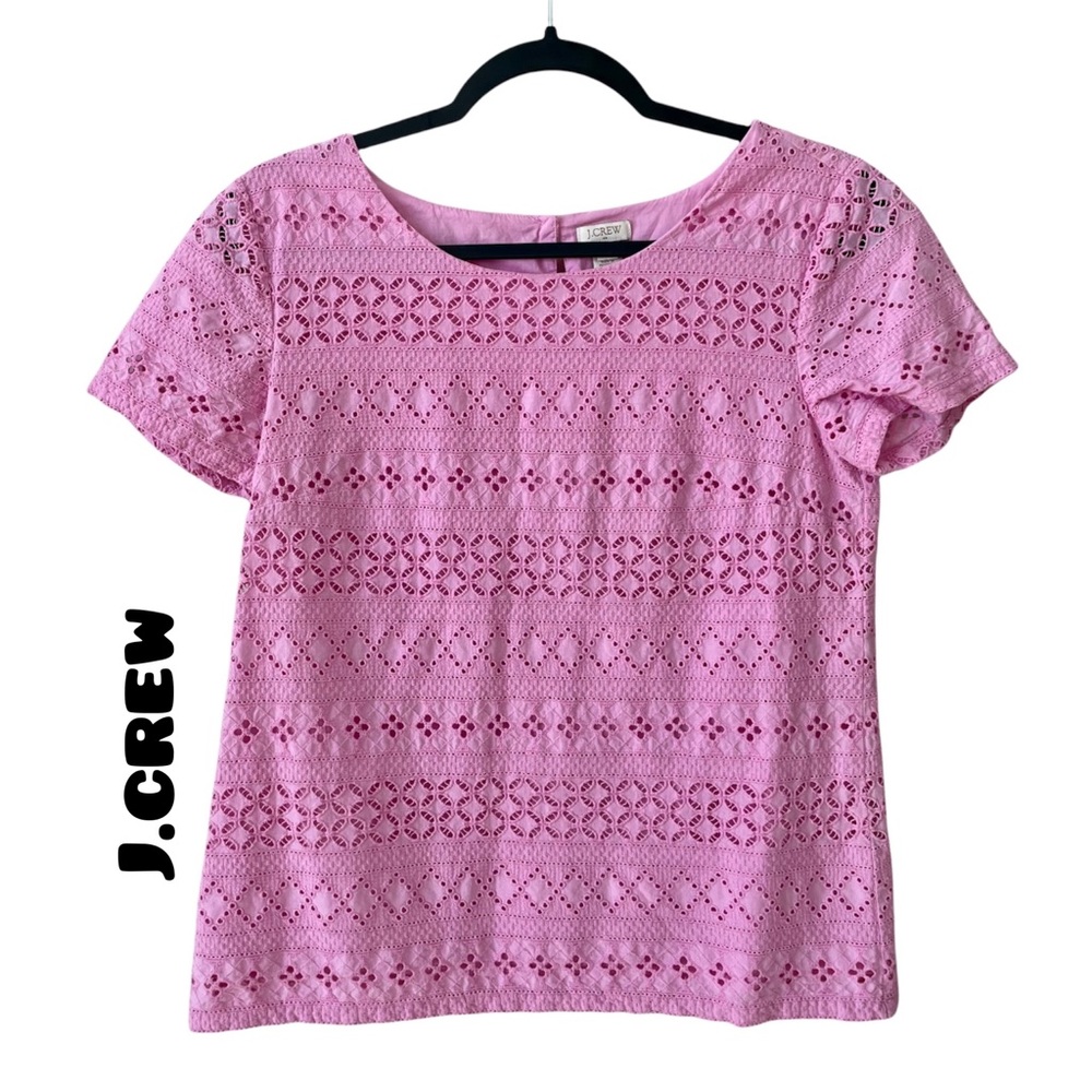☀️J.CREW☀️Eyelet Cotton Top 2